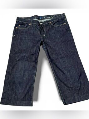7 For All Mankind 7FAM -Crop Dojo MillerDk wash- Size 32